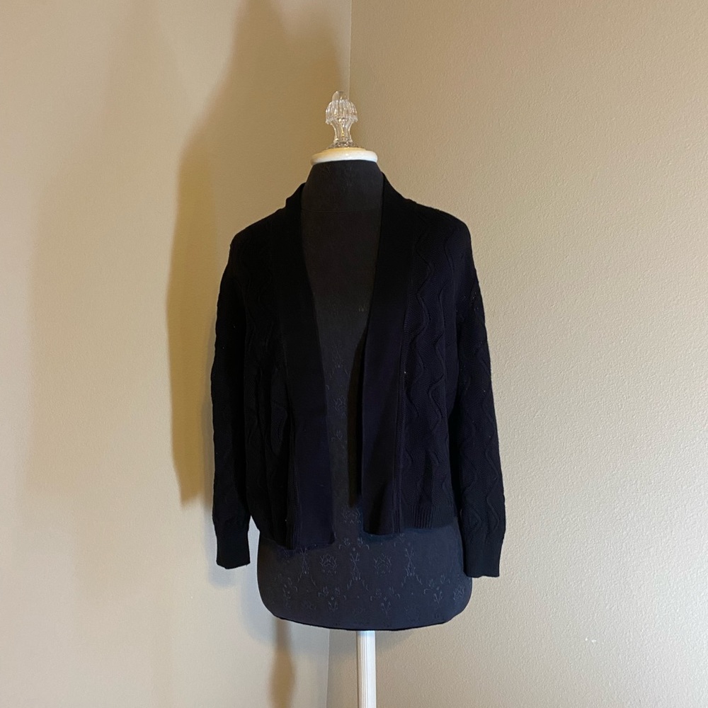 ❤️ 89th and Madison Black Open Cardigan
